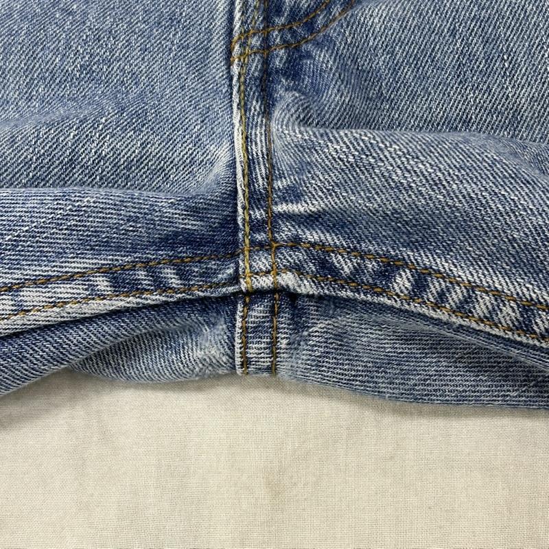リーバイス Levi s パンツ デニム、ジーンズ LESOTHO製 505 REGULAR FIT デニムパンツ ライトブルー W31 L32 - 無地 水色 / ライトブルー / メンズ USED 古着 中古 50156439