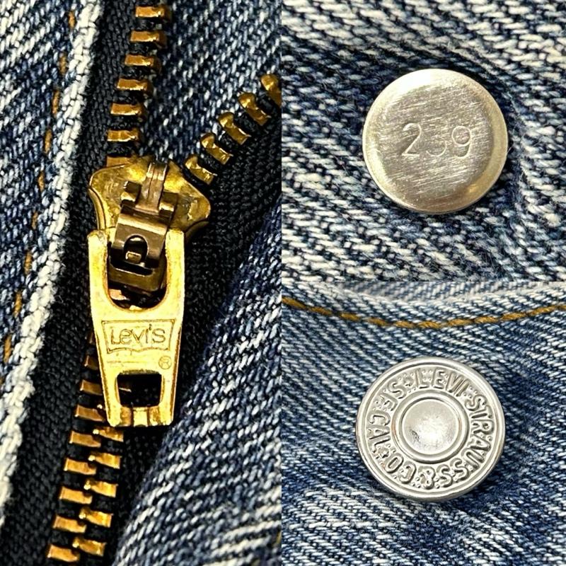 リーバイス Levi s パンツ デニム、ジーンズ LESOTHO製 505 REGULAR FIT デニムパンツ ライトブルー W31 L32 - 無地 水色 / ライトブルー / メンズ USED 古着 中古 50156439