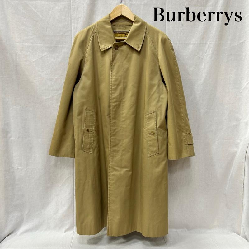 古着 USED コート コート一般 BURBERRYS  ライナー付きステンカラーコート ベージュ ノバチェック ※名前刺繍有 - 無地 X チェック ベージュ / ベージュ / beige メンズ USED 古着 中古 50156448