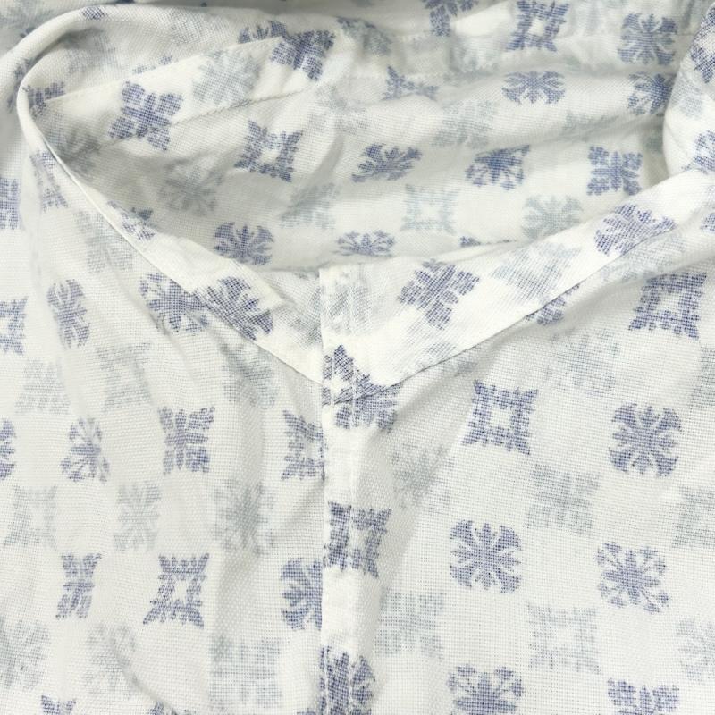 サンサーフ SUN SURF シャツ、ブラウス 半袖 東洋エンタープライズ アロハシャツ パターン柄 white×blue M M 総柄 白 / ホワイト / white X 青 / ブルー / blue メンズ USED 古着 中古 50156451