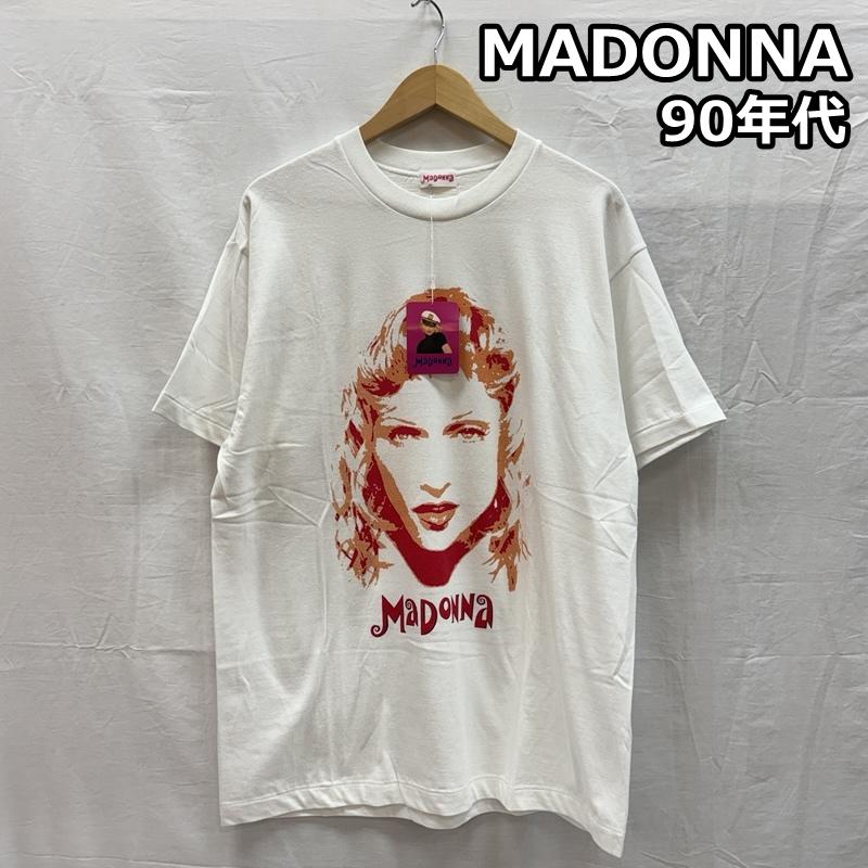 ヴィンテージ VINTAGE Tシャツ 半袖 MADONNA マドンナ 90年代 ビンテージ 日本製 タグ付き 半袖 Tシャツ 90s VINTAGE FREE 白 / ホワイト / white メンズ USED 古着 中古 50156475
