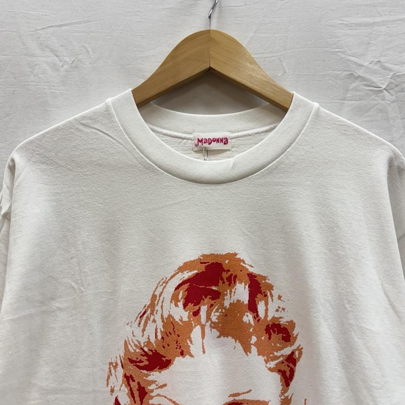 ヴィンテージ VINTAGE Tシャツ 半袖 MADONNA マドンナ 90年代 ビンテージ 日本製 タグ付き 半袖 Tシャツ 90s VINTAGE FREE 白 / ホワイト / white メンズ USED 古着 中古 50156475