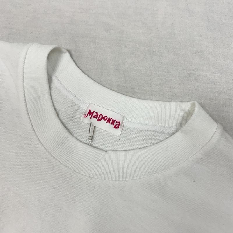 ヴィンテージ VINTAGE Tシャツ 半袖 MADONNA マドンナ 90年代 ビンテージ 日本製 タグ付き 半袖 Tシャツ 90s VINTAGE FREE 白 / ホワイト / white メンズ USED 古着 中古 50156475
