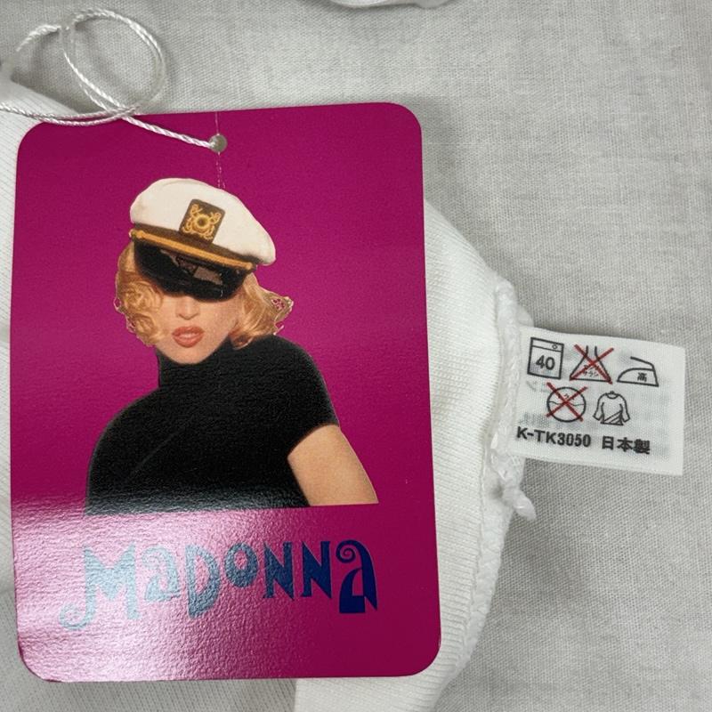 ヴィンテージ VINTAGE Tシャツ 半袖 MADONNA マドンナ 90年代 ビンテージ 日本製 タグ付き 半袖 Tシャツ 90s VINTAGE FREE 白 / ホワイト / white メンズ USED 古着 中古 50156475