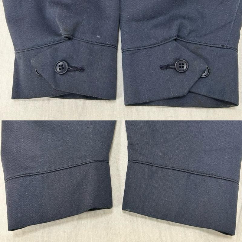 ビックマック BIGMAC ジャケット、上着 ジャンパー、ブルゾン 70s JCPenney ワークジャケット navy TALON ZIP - 無地 紺 / ネイビー / navy メンズ USED 古着 中古 50156483