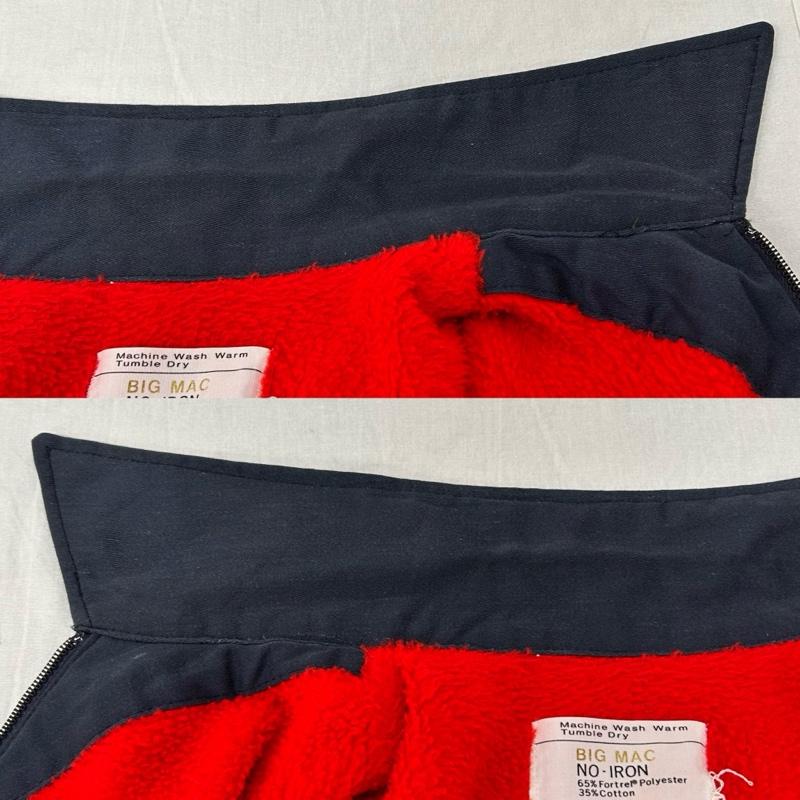 ビックマック BIGMAC ジャケット、上着 ジャンパー、ブルゾン 70s JCPenney ワークジャケット navy TALON ZIP - 無地 紺 / ネイビー / navy メンズ USED 古着 中古 50156483