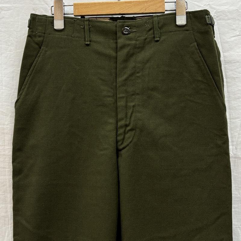ヴィンテージ VINTAGE ボトムス ボトムス US ARMY 50年代 ビンテージ M-1951 ミリタリー ウール トラウザー パンツ RAPID ZIP S メンズ USED 古着 中古 50156492