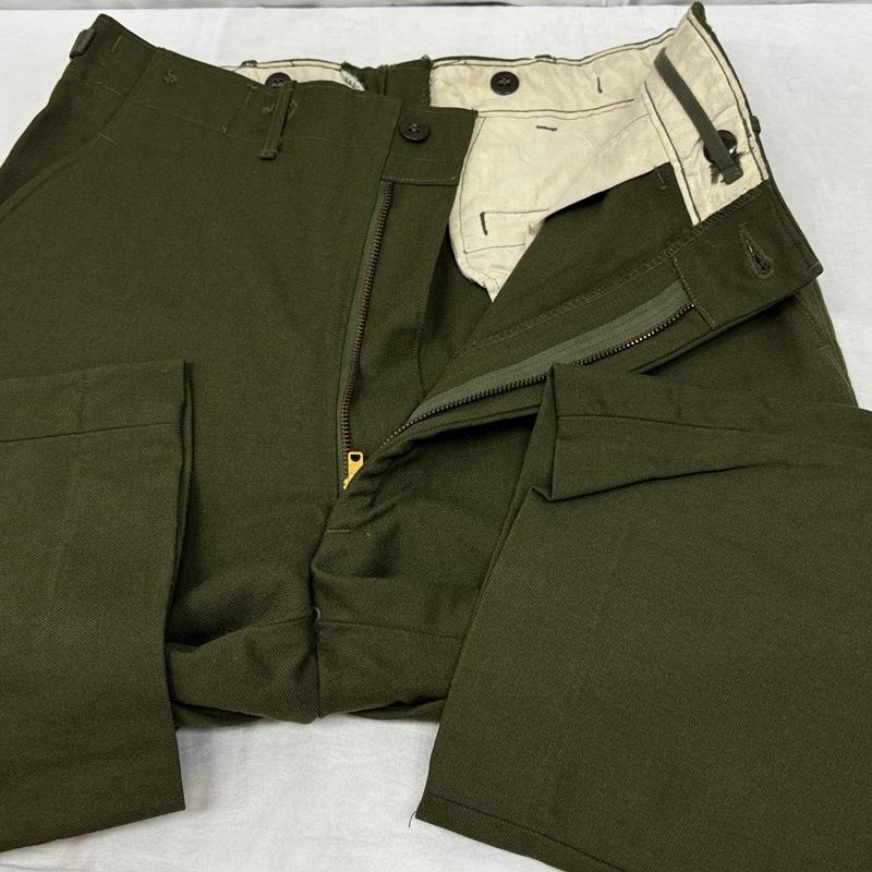 ヴィンテージ VINTAGE ボトムス ボトムス US ARMY 50年代 ビンテージ M-1951 ミリタリー ウール トラウザー パンツ RAPID ZIP S メンズ USED 古着 中古 50156492