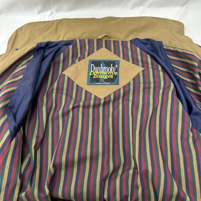 古着 USED ジャケット、上着 ジャンパー、ブルゾン Dunbrooke 90s 企業ロゴジャケット ベージュ L L 刺繍 ベージュ / ベージュ / beige メンズ USED 古着 中古 50156493