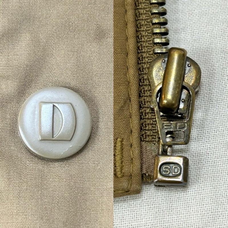 古着 USED ジャケット、上着 ジャンパー、ブルゾン Dunbrooke 90s 企業ロゴジャケット ベージュ L L 刺繍 ベージュ / ベージュ / beige メンズ USED 古着 中古 50156493