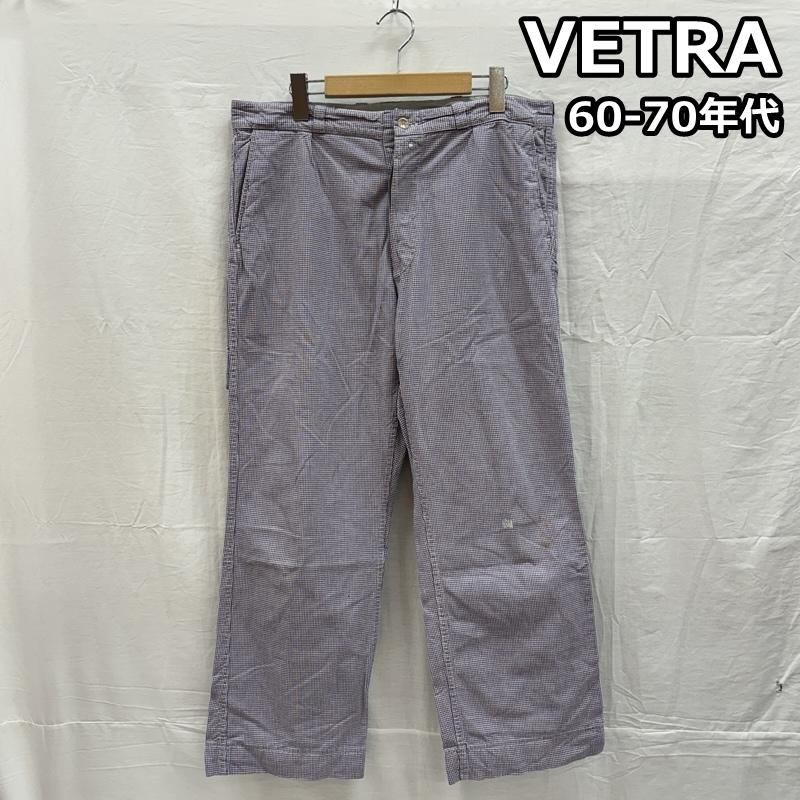 ベトラ VETRA パンツ ワークパンツ、ペインターパンツ 60-70年代 ビンテージ 千鳥格子柄 フレンチ ワーク パンツ 60s 70s VINTAGE 48 メンズ USED 古着 中古 50156500