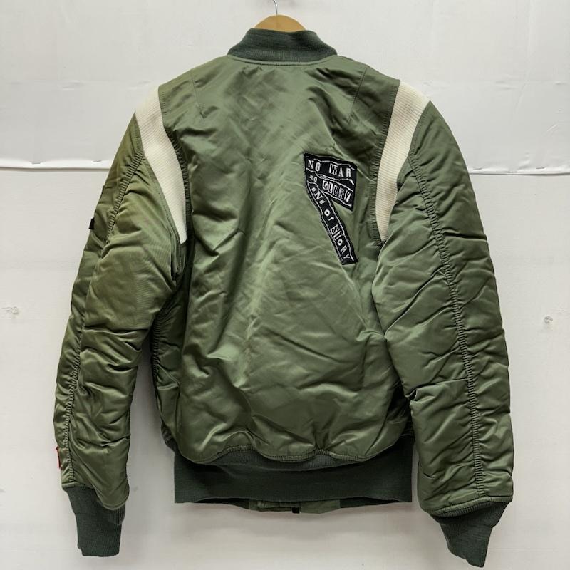 ステューシー STUSSY ジャケット、上着 ジャンパー、ブルゾン ALPHA fragment 25周年記念 MA-1 フライト ジャケット ワッペン XS カーキオリーブ / カーキオリーブ / メンズ USED 古着 中古 50156506