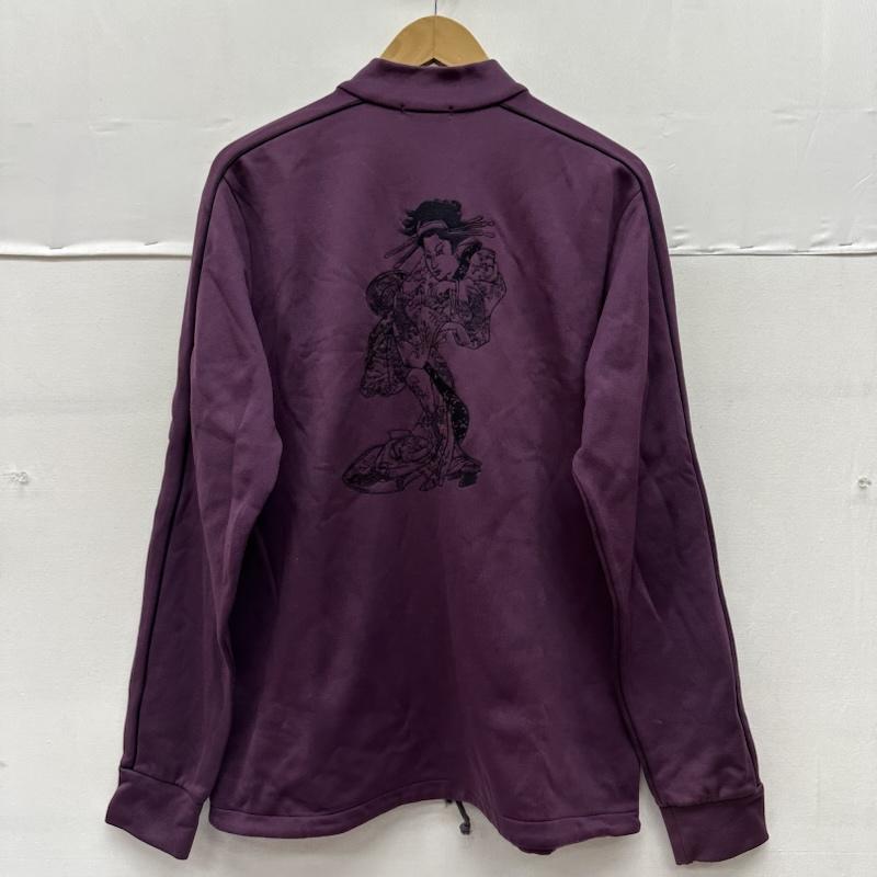 オゾン ロックス OZONE ROCKS ジャケット、上着 ジャンパー、ブルゾン 和柄 刺繍 ワッペン トラック ジャケット 8CG-0373 L 紫 / パープル / purple メンズ USED 古着 中古 50156507