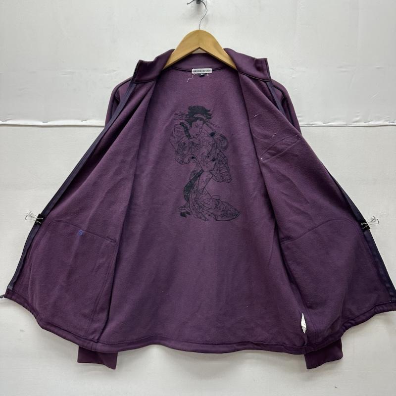 オゾン ロックス OZONE ROCKS ジャケット、上着 ジャンパー、ブルゾン 和柄 刺繍 ワッペン トラック ジャケット 8CG-0373 L 紫 / パープル / purple メンズ USED 古着 中古 50156507