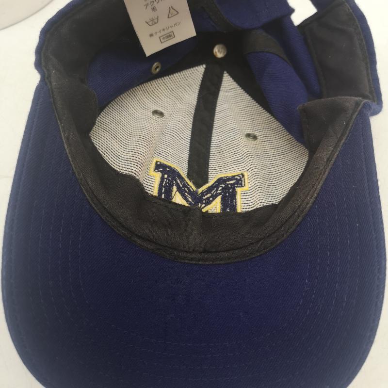 ナイキ NIKE 帽子 キャップ 90s MICHIGAN TEAM キャップ 刺繍ロゴ - 青 / ブルー / blue メンズ USED 古着 中古 50156514
