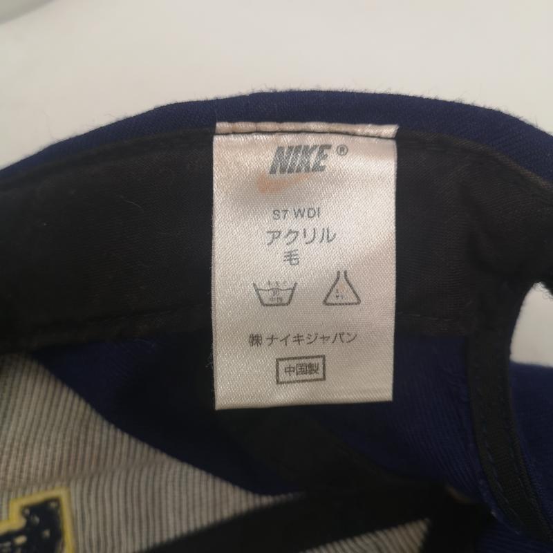 ナイキ NIKE 帽子 キャップ 90s MICHIGAN TEAM キャップ 刺繍ロゴ - 青 / ブルー / blue メンズ USED 古着 中古 50156514