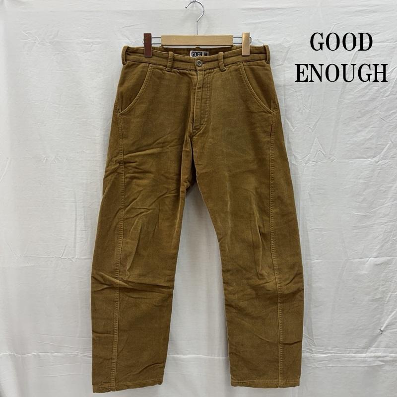 グッドイナフ GOODENOUGH ボトムス ボトムス ダブルフェイス コーデュロイ パンツ アーカイブ M ワンポイント X ロゴ、文字 メンズ USED 古着 中古 50156530