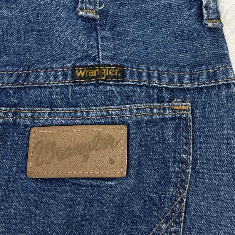 ラングラー Wrangler パンツ デニム、ジーンズ 70s USA製 ベル無しタグ TALON ジッパーフライ デニムパンツ ヴィンテージ - ロゴ、文字 インディゴ / インディゴ / Indigo メンズ USED 古着 中古 50156531