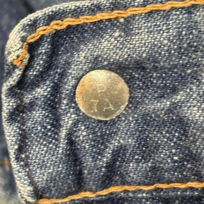 ラングラー Wrangler パンツ デニム、ジーンズ 70s USA製 ベル無しタグ TALON ジッパーフライ デニムパンツ ヴィンテージ - ロゴ、文字 インディゴ / インディゴ / Indigo メンズ USED 古着 中古 50156531