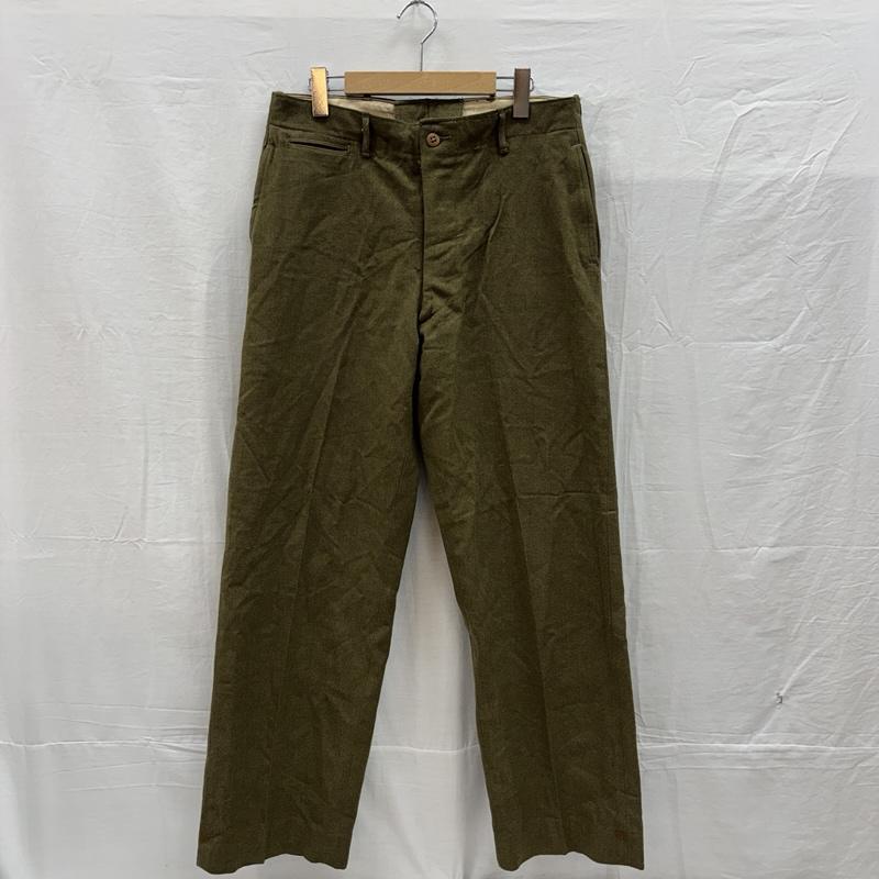 ヴィンテージ VINTAGE パンツ ワークパンツ、ペインターパンツ U.S.ARMY 40s M-1937 WOOL TROUSERS 42年 ミリタリー ウール トラウザース パンツ 34インチ メンズ USED 古着 中古 50156538