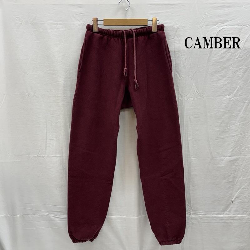 キャンバー CAMBER ボトムス ボトムス USA製 ヘビーウェイト イージー ジョガー スウェット パンツ S えんじ / ワインレッド / dark red メンズ USED 古着 中古 50156540