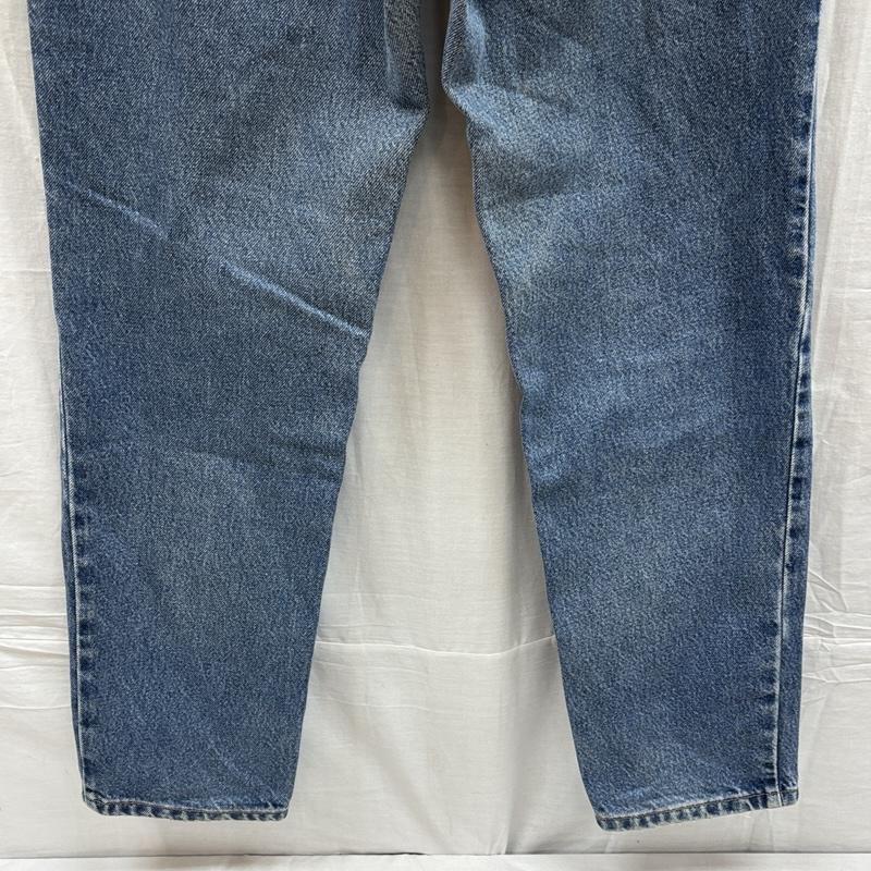 リーバイス Levi s パンツ デニム、ジーンズ 550 メキシコ製 00s 02年 テーパード ジッパーフライ デニムパンツ 8 ワンポイント インディゴ / インディゴ / Indigo レディース USED 古着 中古 50156541