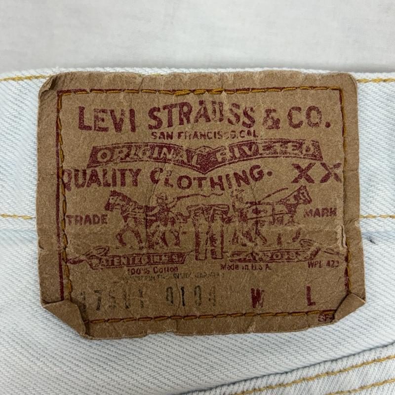 リーバイス Levi s パンツ デニム、ジーンズ 501 USA製 90s 97年 ボタンフライ デニムパンツ - レディース USED 古着 中古 50156543