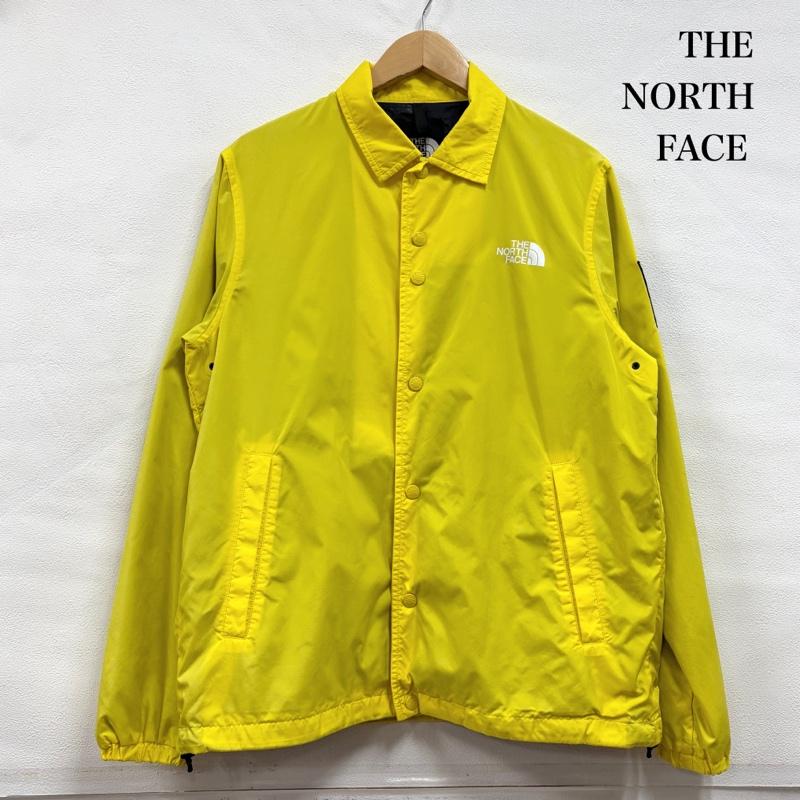 ザノースフェイス THE NORTH FACE ジャケット、上着 ジャンパー、ブルゾン NP22030 コーチジャケット ナイロン ブルゾン ロゴ パッチ ワッペン 刺繍 M ロゴ、文字 黄 / イエロー / yellow X 黒 / ブラック / black X 白 / ホワイト / white メンズ USED 古着 中古 50156552