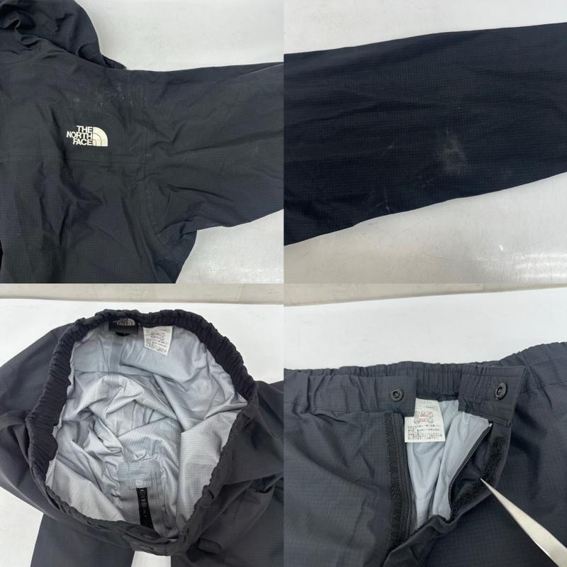 ザノースフェイス THE NORTH FACE ジャケット、上着 ジャンパー、ブルゾン RAINTEX AERO ナイロン ジャケット パンツ セットアップ NP11520 S 黒 / ブラック / black メンズ USED 古着 中古 50156554