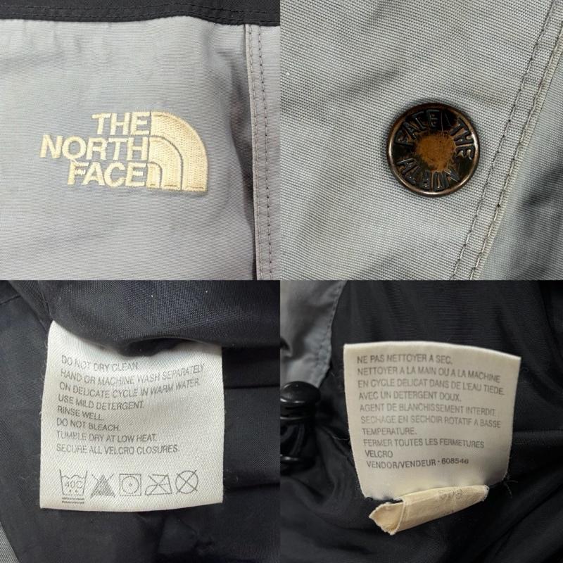 ザノースフェイス THE NORTH FACE ジャケット、上着 ジャンパー、ブルゾン マウンテンパーカー ロゴ 刺繍 ジャケット コート ダブルジップ フード S ワンポイント X ロゴ、文字 X 刺繍 灰 / グレー / gray X 黒 / ブラック / black X 白 / ホワイト / white メンズ USED 古着 中古 50156559