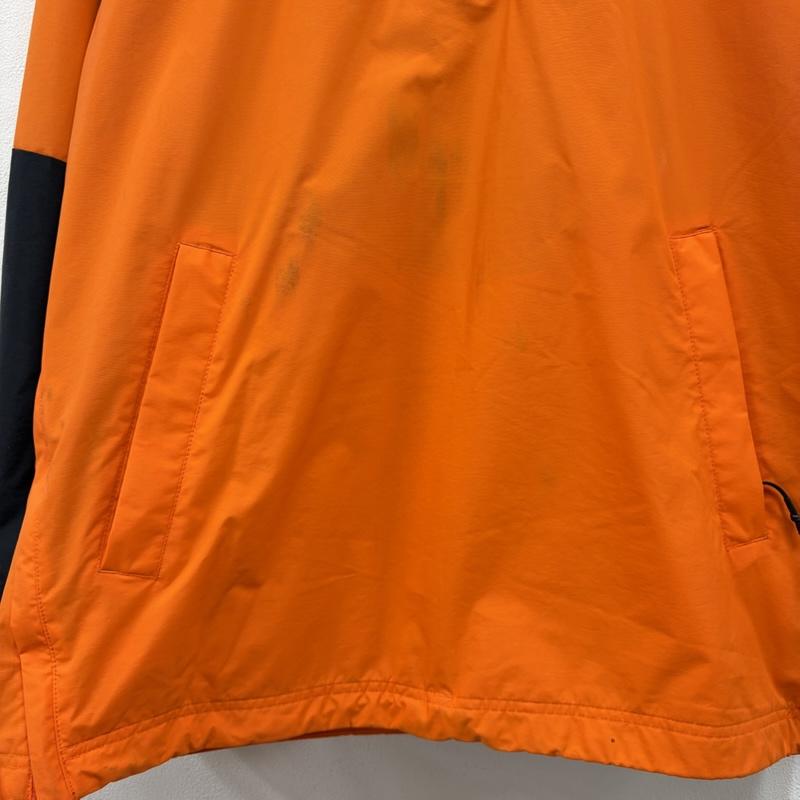 ザノースフェイス THE NORTH FACE ジャケット、上着 ジャンパー、ブルゾン アノラック ハーフジップ ナイロンジャケット マウンテン パーカー ロゴ 刺繍 フード M ロゴ、文字 X 刺繍 X プリント 橙 / オレンジ / orange X 黒 / ブラック / black X 白 / ホワイト / white メンズ USED 古着 中古 50156562