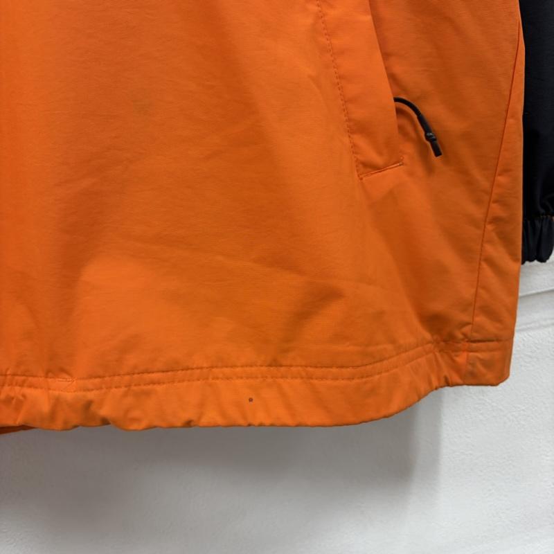 ザノースフェイス THE NORTH FACE ジャケット、上着 ジャンパー、ブルゾン アノラック ハーフジップ ナイロンジャケット マウンテン パーカー ロゴ 刺繍 フード M ロゴ、文字 X 刺繍 X プリント 橙 / オレンジ / orange X 黒 / ブラック / black X 白 / ホワイト / white メンズ USED 古着 中古 50156562