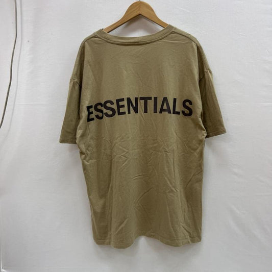 エッセンシャルズ ESSENTIALS Tシャツ 半袖 ロゴ プリント Tシャツ FEAR OF GOD M カーキ / カーキ / khaki メンズ USED 古着 中古 50156568