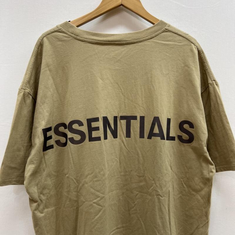 エッセンシャルズ ESSENTIALS Tシャツ 半袖 ロゴ プリント Tシャツ FEAR OF GOD M カーキ / カーキ / khaki メンズ USED 古着 中古 50156568