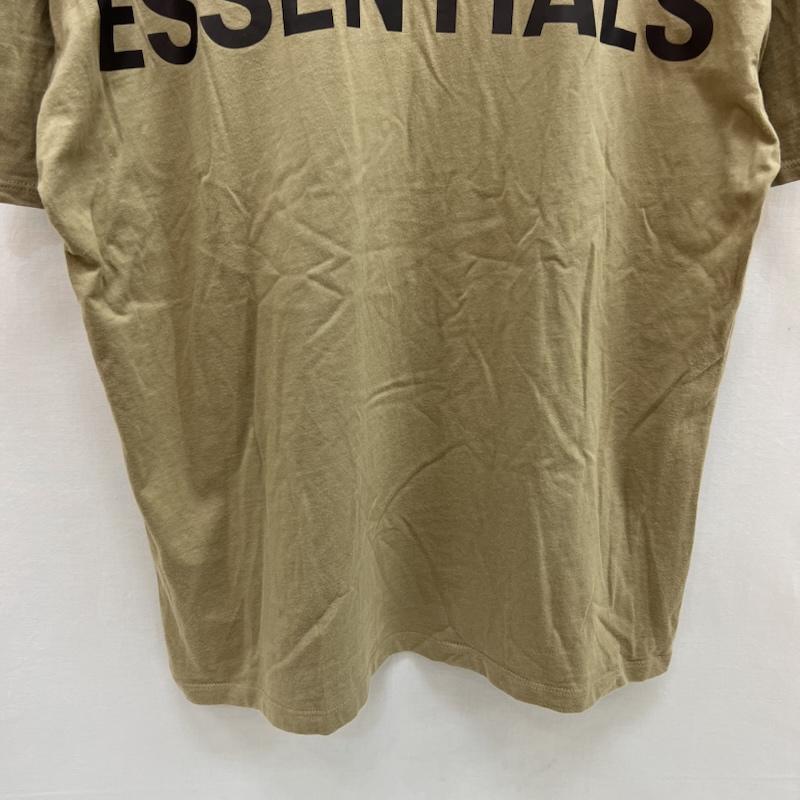 エッセンシャルズ ESSENTIALS Tシャツ 半袖 ロゴ プリント Tシャツ FEAR OF GOD M カーキ / カーキ / khaki メンズ USED 古着 中古 50156568