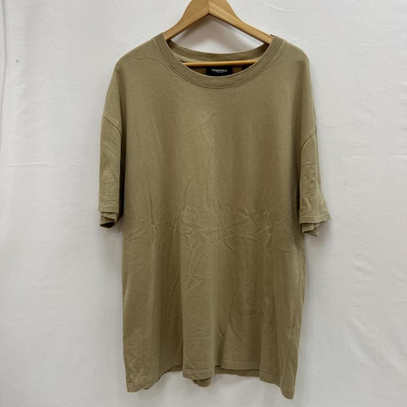 エッセンシャルズ ESSENTIALS Tシャツ 半袖 ロゴ プリント Tシャツ FEAR OF GOD M カーキ / カーキ / khaki メンズ USED 古着 中古 50156568