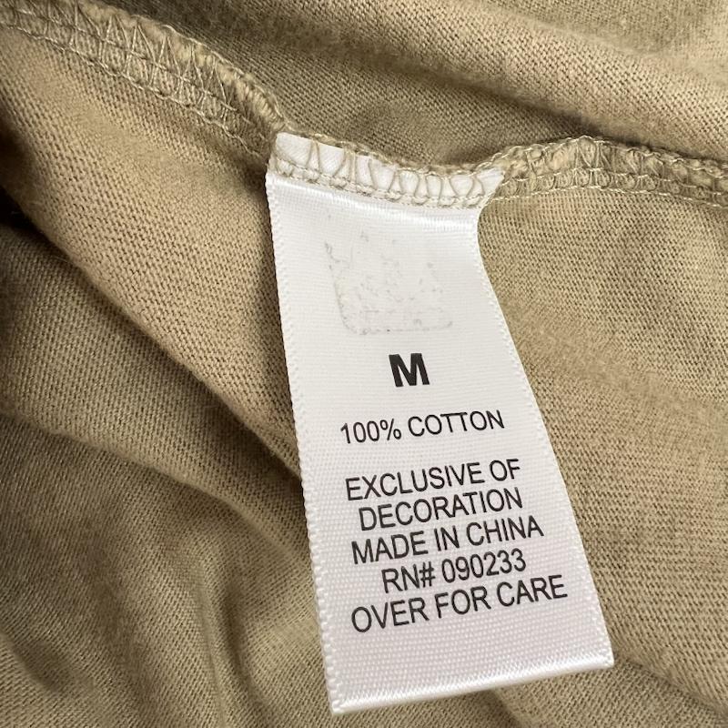 エッセンシャルズ ESSENTIALS Tシャツ 半袖 ロゴ プリント Tシャツ FEAR OF GOD M カーキ / カーキ / khaki メンズ USED 古着 中古 50156568