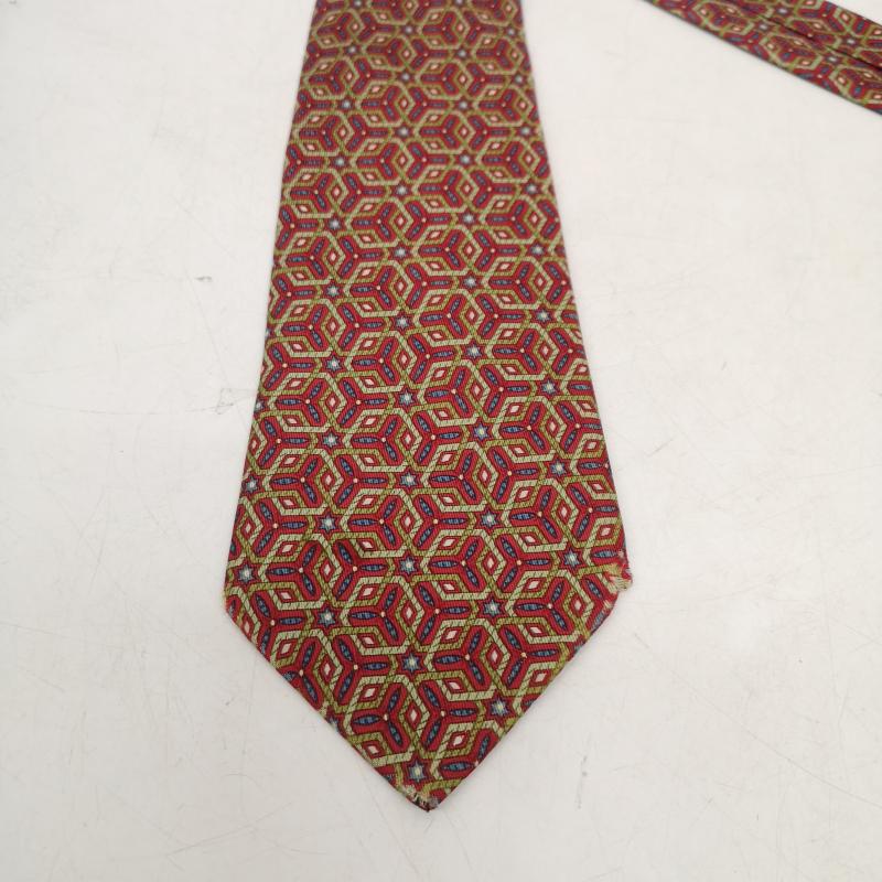 エルメス HERMES ネクタイ ネクタイ シルク ネクタイ フランス製 - 赤 / レッド / red メンズ USED 古着 中古 50156600