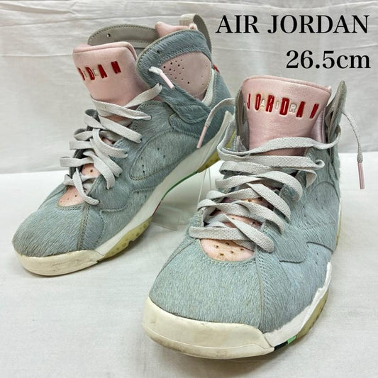 ナイキ NIKE スニーカー スニーカー Air Jordan 7 SE Hare 2.0 CT8528-002 ハラコ エアジョーダン ハイカット スニーカー 26.5cm ロゴ、文字 マルチカラー / マルチカラー / multicolor メンズ USED 古着 中古 50156610