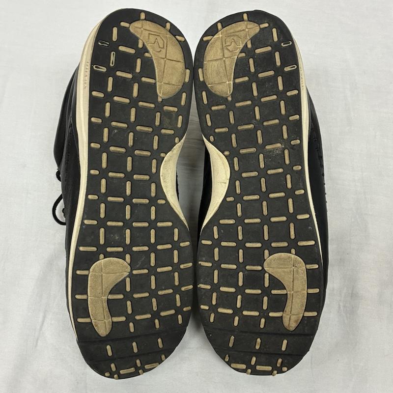 ビズビム VISVIM スニーカー スニーカー FBT モカシン レースアップ レザー シューズ US：9.5 黒 / ブラック / black メンズ USED 古着 中古 50156615