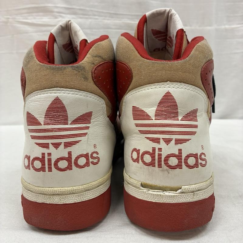 アディダス adidas スニーカー スニーカー 90s 99年製 INSTINCT HI インスティンクト ハイカット スニーカー 660035 26.0cm ロゴ、文字 赤 / レッド / red X 白 / ホワイト / white X 金 / ゴールド / gold color X 黒 / ブラック / black メンズ USED 古着 中古 50156619