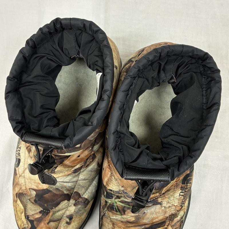 シュプリーム×ノースフェイス Supreme×THE NORTH FACE ブーツ ショートブーツ 16AW Nuptse Bootie ヌプシ ブーティ 27.0cm 総柄 X カモフラージュ柄・迷彩 X ロゴ、文字 メンズ USED 古着 中古 50156622