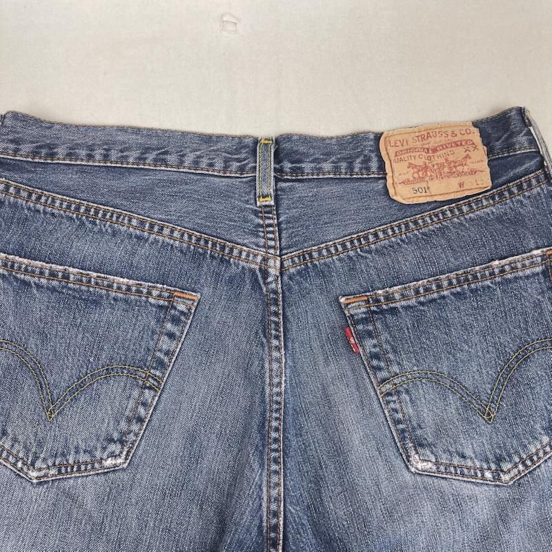 リーバイス Levi s パンツ デニム、ジーンズ 501 ボタン 裏 292 ボタンフライ デニム パンツ 33インチ インディゴ / インディゴ / Indigo メンズ USED 古着 中古 50156634