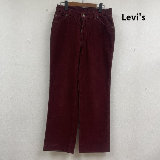 リーバイス Levi s パンツ ワークパンツ、ペインターパンツ 70s 80s SCOVILL コーデュロイ ワーク ワイド パンツ えんじ / ワインレッド / dark red メンズ USED 古着 中古 50156636