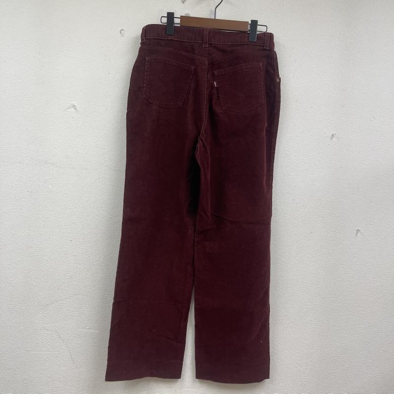 リーバイス Levi s パンツ ワークパンツ、ペインターパンツ 70s 80s SCOVILL コーデュロイ ワーク ワイド パンツ えんじ / ワインレッド / dark red メンズ USED 古着 中古 50156636