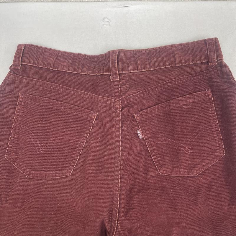 リーバイス Levi s パンツ ワークパンツ、ペインターパンツ 70s 80s SCOVILL コーデュロイ ワーク ワイド パンツ えんじ / ワインレッド / dark red メンズ USED 古着 中古 50156636