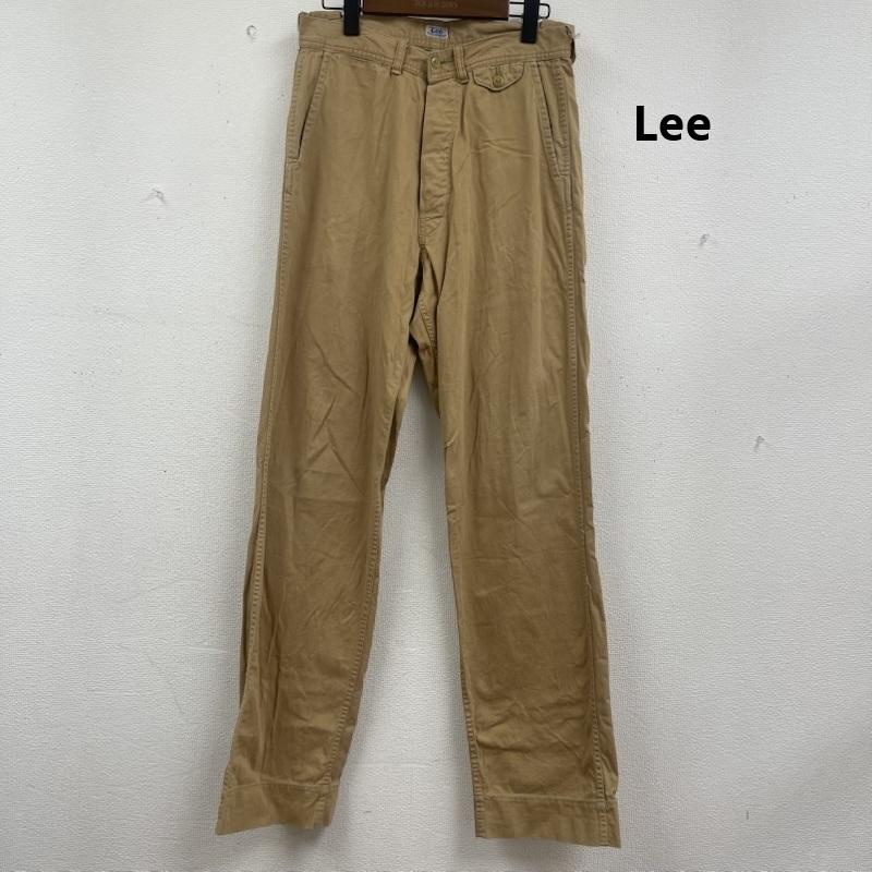 リー Lee パンツ ワークパンツ、ペインターパンツ ヴィンテージ チノパンツ ボタンフライ ワークパンツ ベージュ / ベージュ / beige メンズ USED 古着 中古 50156637