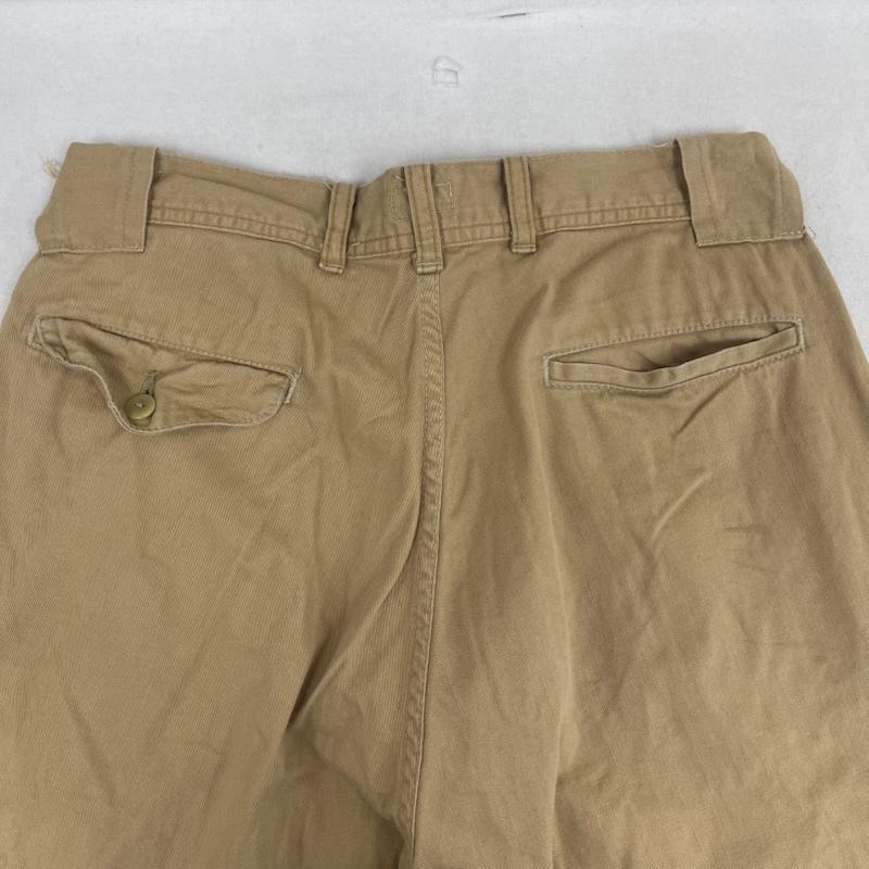 リー Lee パンツ ワークパンツ、ペインターパンツ ヴィンテージ チノパンツ ボタンフライ ワークパンツ ベージュ / ベージュ / beige メンズ USED 古着 中古 50156637