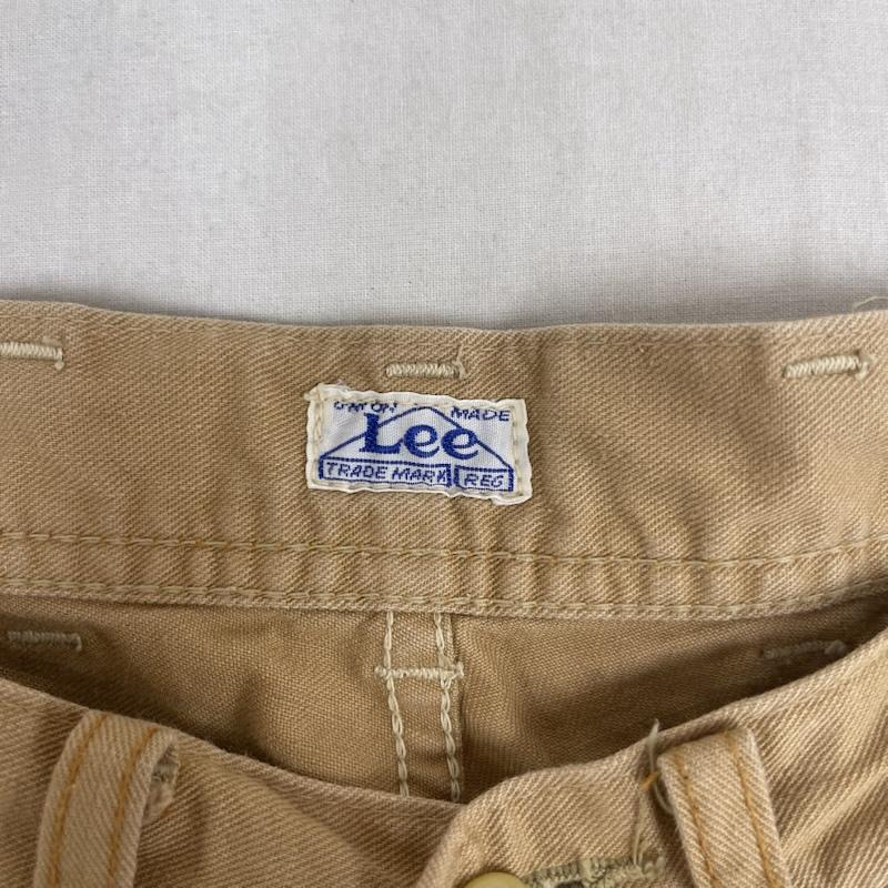 リー Lee パンツ ワークパンツ、ペインターパンツ ヴィンテージ チノパンツ ボタンフライ ワークパンツ ベージュ / ベージュ / beige メンズ USED 古着 中古 50156637