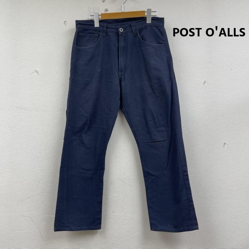 古着 USED パンツ ワークパンツ、ペインターパンツ POST O ALLS USA製 ワーク パンツ M 紺 / ネイビー / navy メンズ USED 古着 中古 50156639